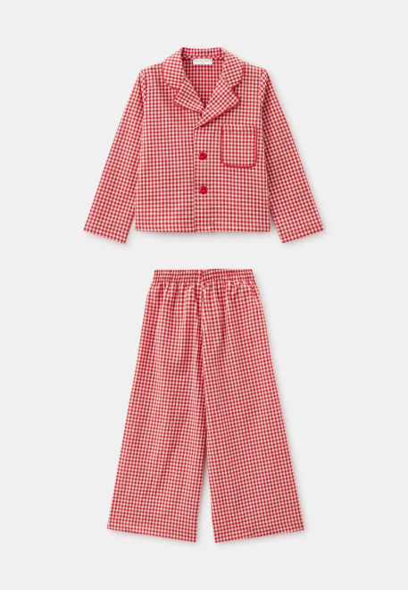 Пижама Джиди из хлопка в клетку