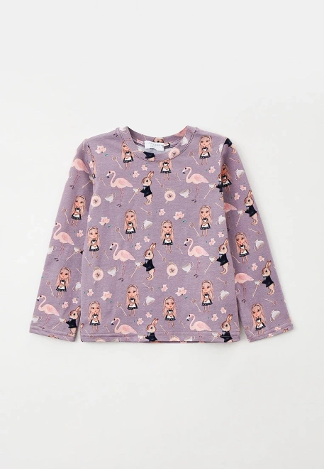 Лонгслив с принтом в стиле Алиса в стране чудес