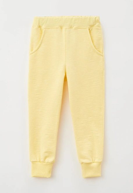 Костюм из худи с завязками и джоггерами в желтом цвете