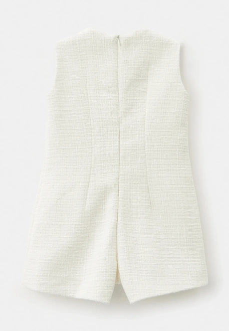 Комбинезон Гретель из букле в белом цвете