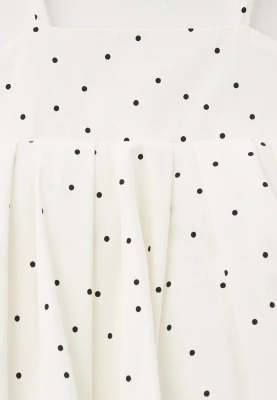 Платье Джой из рубашечной ткани в горошек