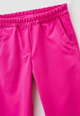 Брюки из водонепроницаемой ткани в цвете фуксия