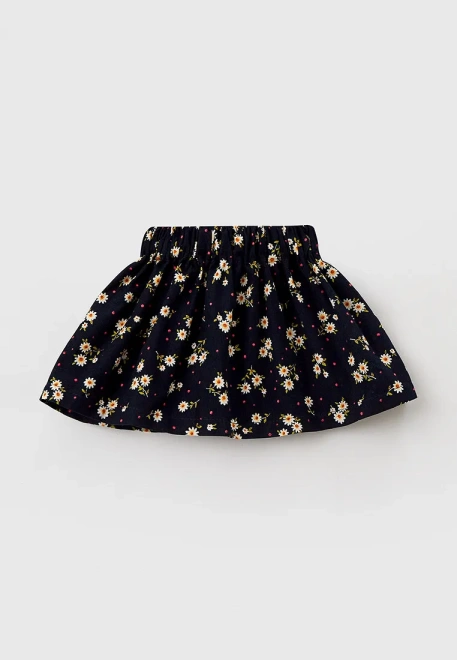 Юбка для малышей из хлопкового микровельвета в мелкий цветочек