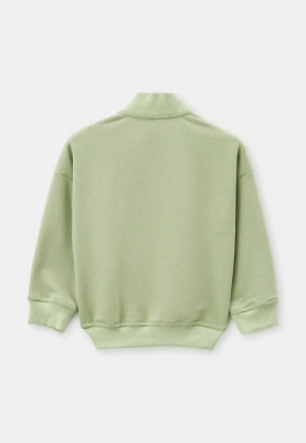 Свитшот Линк из трехнитки в оливковом цвете Свитшот Линк из трехнитки в оливковом цвете