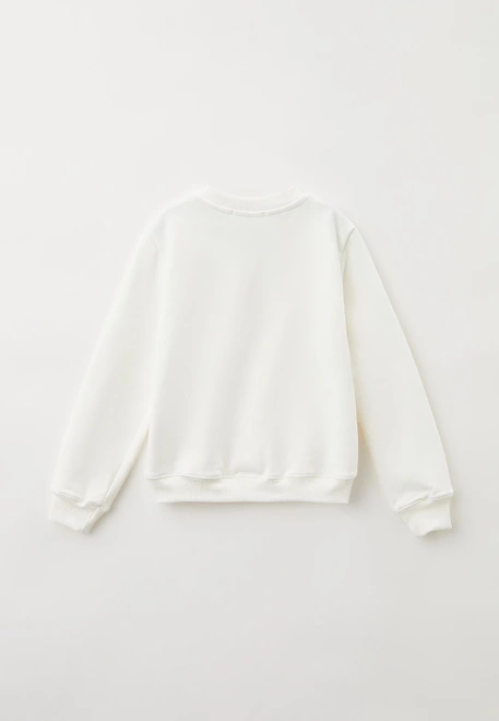 Свитшот свободный из мягкого футера с небольшим утеплителем