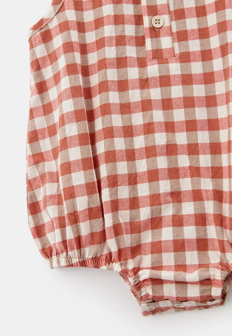 Боди из хлопка в клеточку