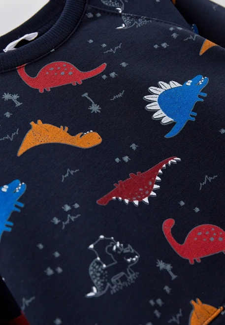 Костюм из футера с небольшим утеплителем для малышей