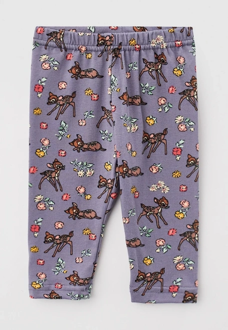 Леггинсы для малышей с принтом олененок Бэмби