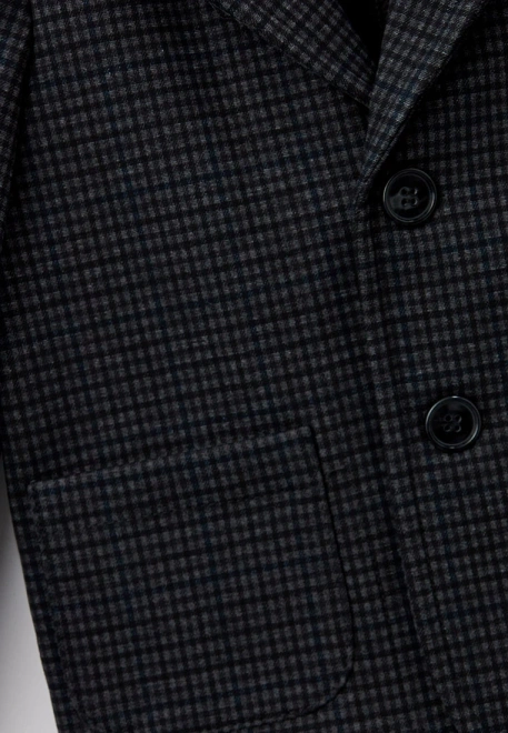 Пиджак с английским воротником из неопрена