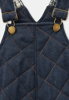 Комбинезон для малышей темно-синего цвета