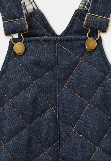 Комбинезон для малышей темно-синего цвета