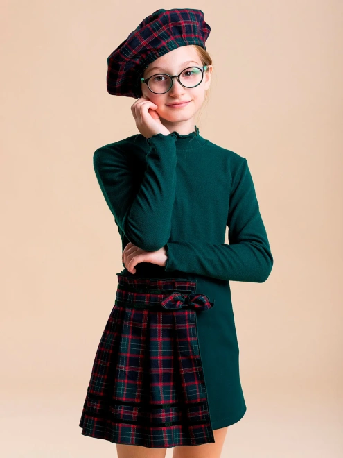 Юбка короткая ассиметричная 