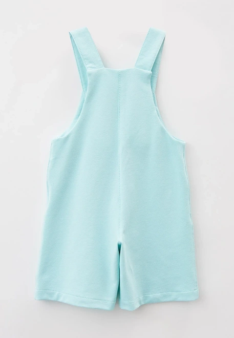 Комбинезон из футера на пуговицах с карманом спереди