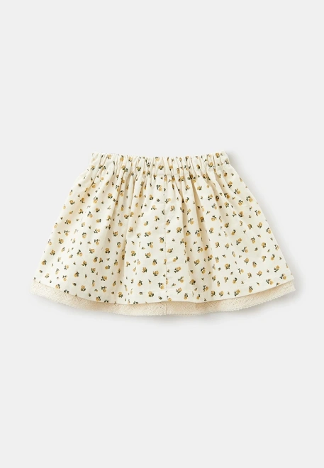 Юбка Джисель для девочки из микровельвета