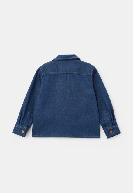 Рубашка темно-синего цвета