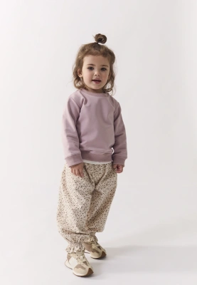 Свитшот Аарон из двунитки в розовом цвете