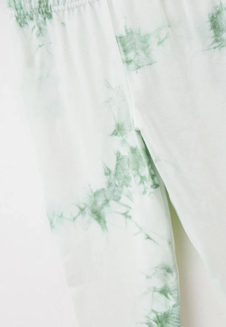 Леггинсы с принтом в стиле тай-дай