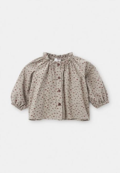 Блузка Аника из хлопка в сером цвете Блузка Аника из хлопка в сером цвете