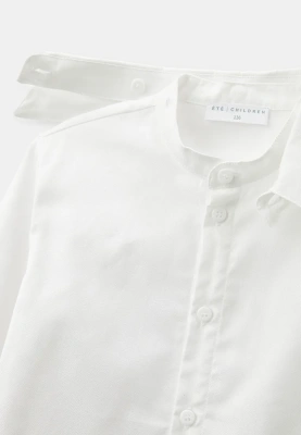 Рубашка со съемным воротником 