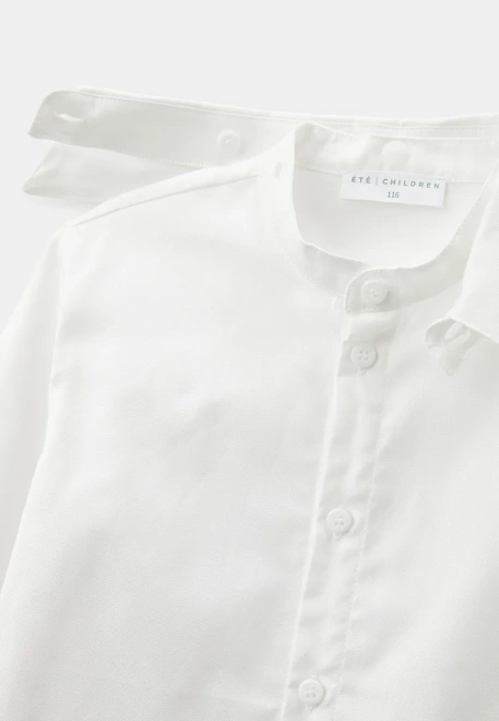 Рубашка со съемным воротником 