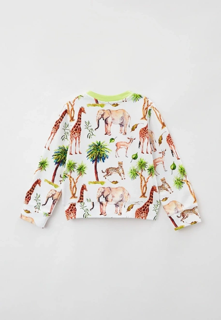 Костюм из футера со свитшотом и шортами