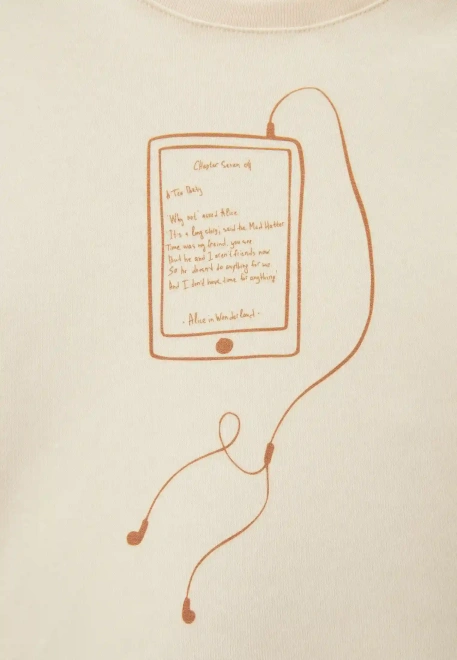 Лонгслив объемный из кулирки в молочном цвете Лонгслив объемный из кулирки в молочном цвете