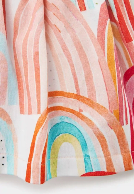 Юбка Агнесс из двунитки в розовом цвете