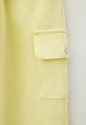 Брюки Клейтон из трехнитки в лимонном цвете Брюки Клейтон из трехнитки в лимонном цвете