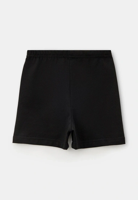 Комплект трикотажный из топа с укороченными шортами