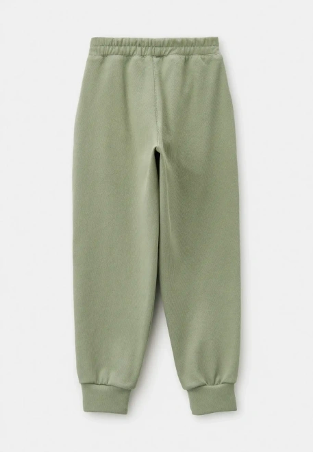 Брюки Астра из трикотажа в цвете хаки