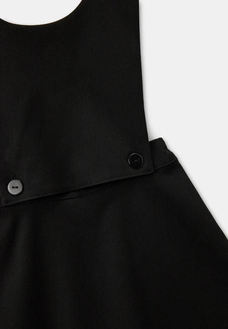 Сарафан черного цвета из ткани Rika