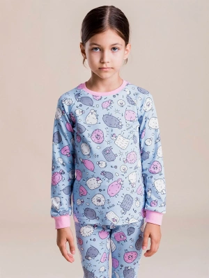Пижама из хлопка с принтом барашки