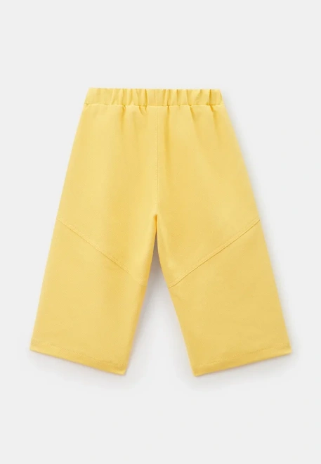 Шорты желтые из денима 