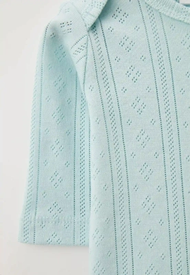 Комплект из боди в голубом и сером цвете