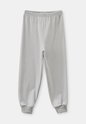 Пижама для мальчиков с принтом в сером цвете