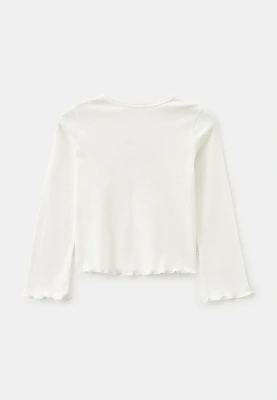 Пижама для девочек молочного цвета