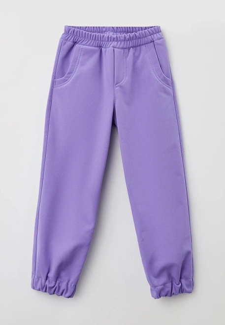 Брюки из водонепроницаемой ткани софтшелл в сиреневом цвете
