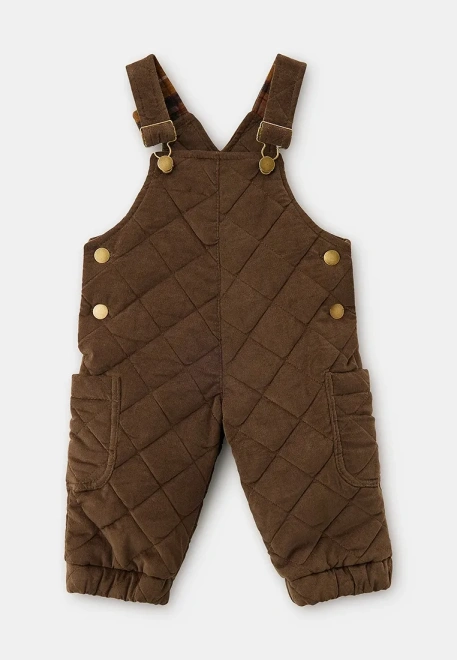 Комбинезон из вельвета в коричневом цвете