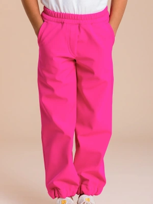 Брюки из водонепроницаемой ткани в цвете фуксия