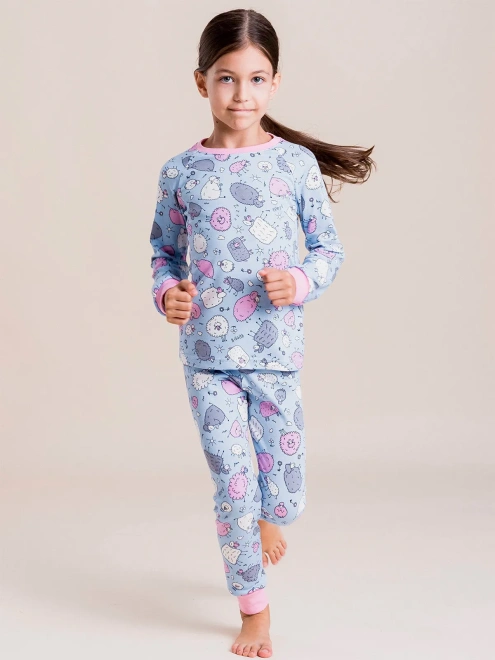 Пижама из хлопка с принтом барашки