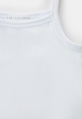 Комплект из майки и нижнего белья в белом цвете