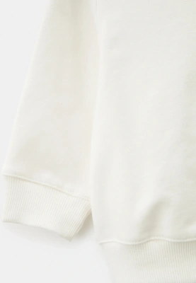 Свитшот Аарон из двунитки в молочном цвете Свитшот Аарон из двунитки в молочном цвете