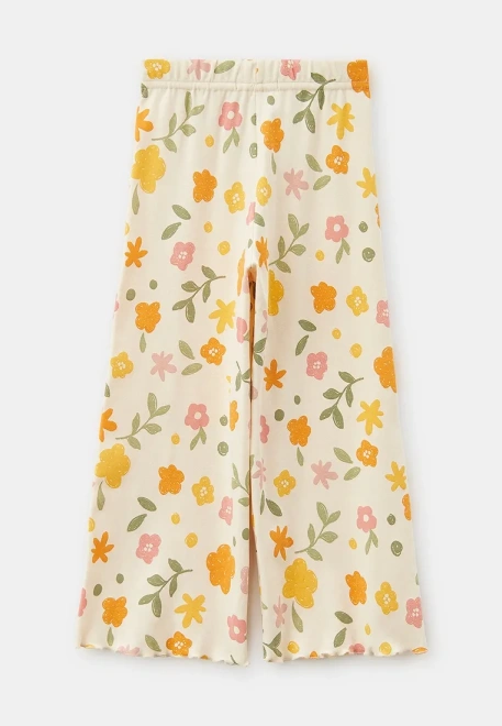 Пижама для девочек в молочном цвете