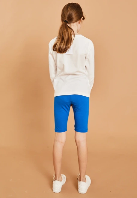 Велосипедки в цвете синий электрик