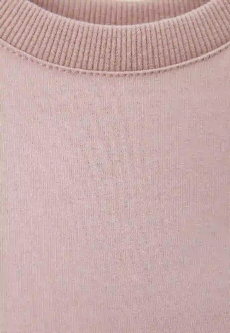 Свитшот Аарон из двунитки в розовом цвете