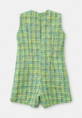 Комбинезон Гретель из букле в салатовом цвете