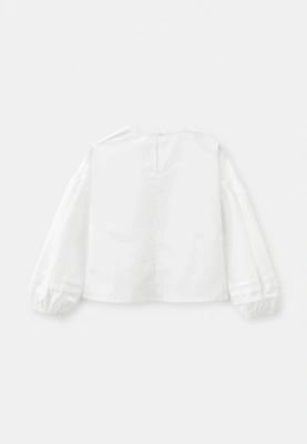 Блузка Аззи из сорочечной ткани в белом цвете