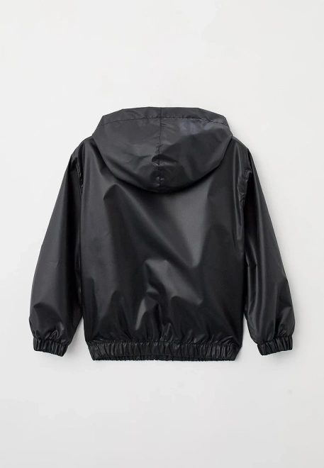 Ветровка спортивная для мальчика черная