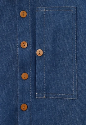 Рубашка темно-синего цвета