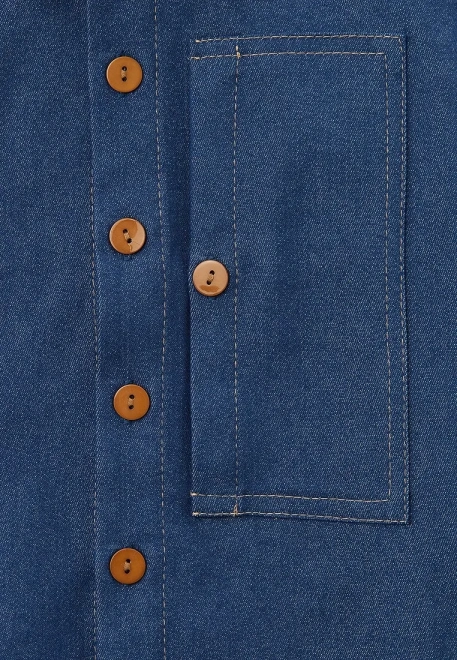 Рубашка темно-синего цвета